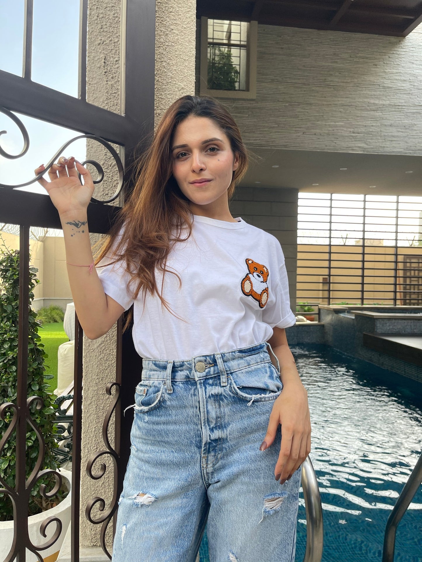 Teddy Bear tee - White