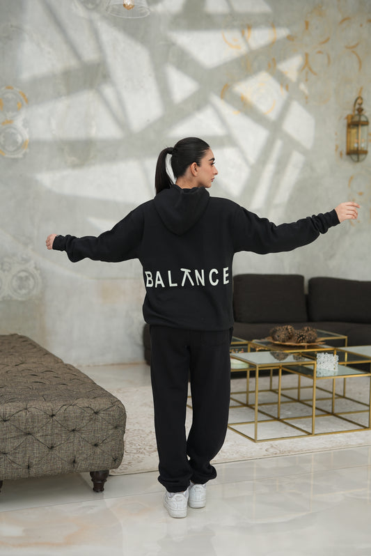 Logo Fleece Set-Black