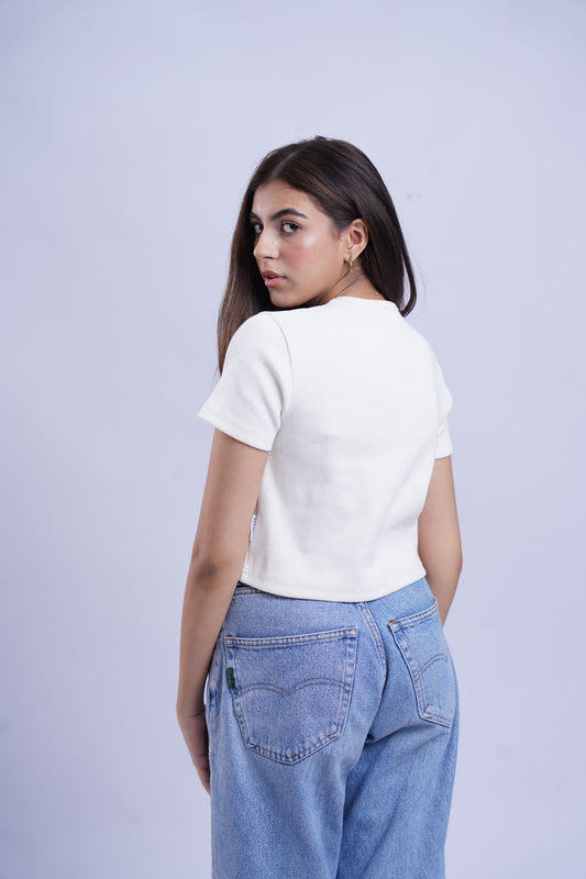 Balance crop top - Off white