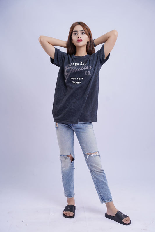 Hard Rock Tee - Marble Black