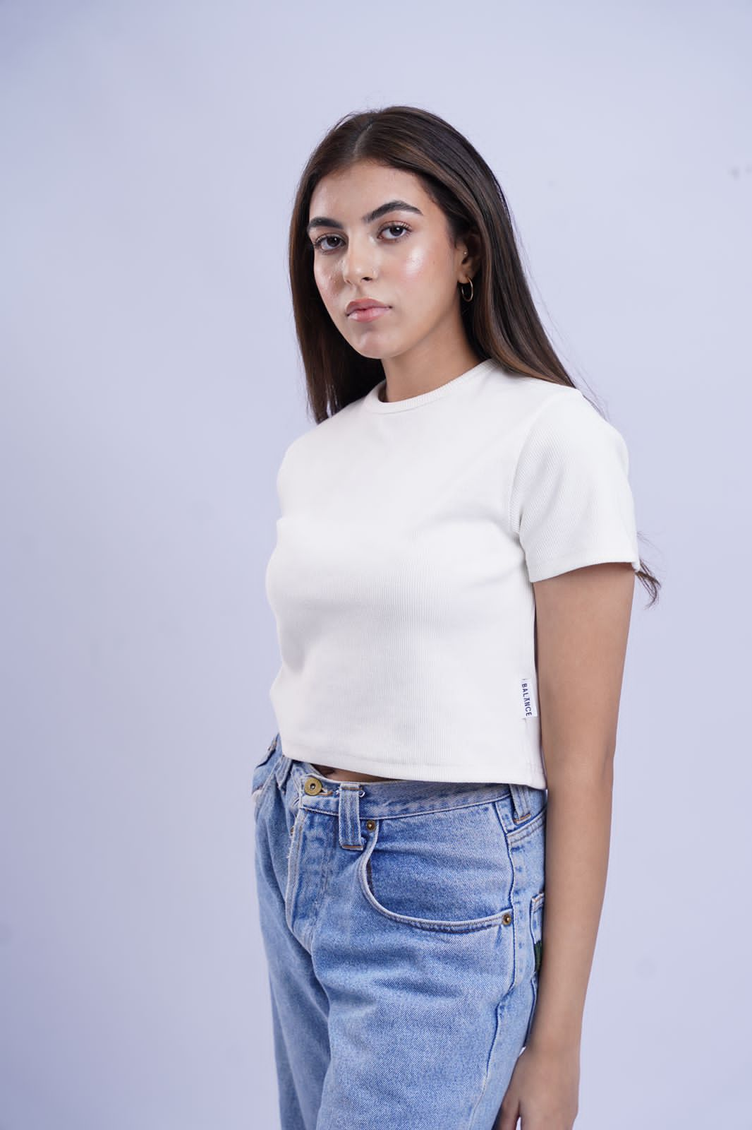 Balance crop top - Off white