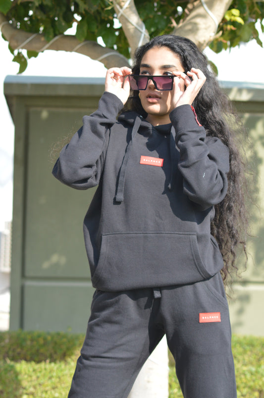 Red Label Hoodie - Black