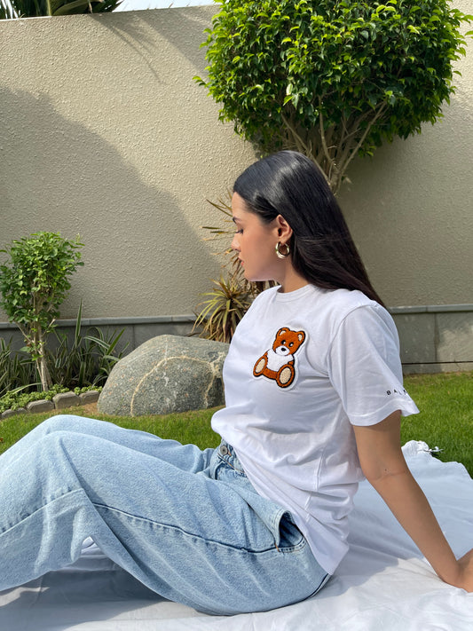 Teddy Bear tee - White