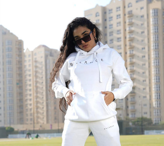 Balance Hoodie - White